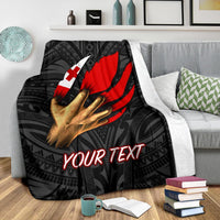 Tonga Personalised Premium Blanket - Tonga In Me (Black) - Polynesian Pride