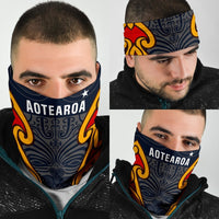 Maori Moko Bandana Aotearoa Silver Fern 3pcs package One Size - Polynesian Pride
