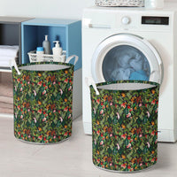 Tropical Flamingo Hibiscus Hawaii Laundry Basket - Polynesian Pride