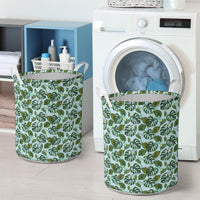 Tropical Flowers Monstera Leaf Hawaii Laundry Basket - Polynesian Pride