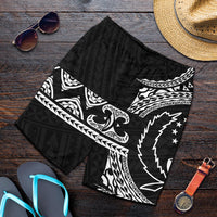 Pohnpei Polynesian All Over Print Men's Short - Black Version - Polynesian Pride