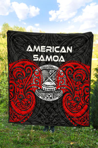 American Samoa Polynesian Premium Quilt - American Samoan Spirit - Polynesian Pride