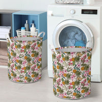 Tropical Pineaapple Hawaii Laundry Basket AH - Polynesian Pride