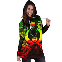 Pohnpei Polynesian Hoodie Dress Map Reggae - Polynesian Pride