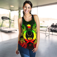 Pohnpei Polynesian Women Tank Top Map Reggae - Polynesian Pride