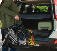 Palau Travel Bag - Custom Personalised Seal Spiral Polynesian Patterns - Polynesian Pride