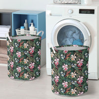 Tropical Monstera Leaf Red Hawaii Laundry Basket - Polynesian Pride