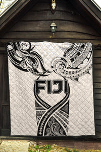 Fiji Rugby Premium Quilt Polynesian Waves Style - Polynesian Pride