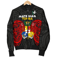 Polynesian Mate Ma'a Tonga Men's Bomber Jacket - Tongan Spirit - Polynesian Pride