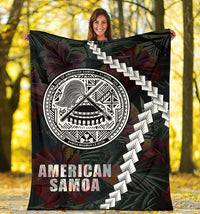 American Samoa Premium Blanket - Chain Polynesian - Polynesian Pride