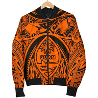 Polynesian Men's Bomber Jackets - Guam Flag, Seal with Maui Moana Tattoo - Polynesian Pride