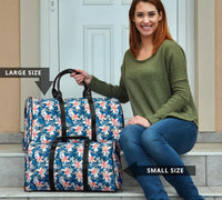 Hawaii Tropical Hibiscus Blue Hawaii Travel Bag - Polynesian Pride