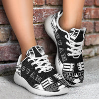 Guam Sport Sneakers - Polynesian Tattoo Black - Polynesian Pride