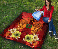 Pohnpei Personalised Premium Quilt - Tribal Tuna Fish - Polynesian Pride