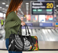 New Caledonia Travel Bag - Custom Personalised Seal Spiral Polynesian Patterns - Polynesian Pride