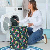 Tropical Hibiscus Hawaii Laundry Basket - Polynesian Pride