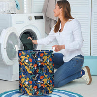 Tropical Buttterfly And Flower Hawaii Laundry Basket - Polynesian Pride