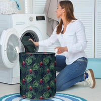 Tropical Monstera Leaf Green Hawaii Laundry Basket - Polynesian Pride