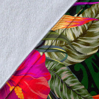 Tahiti Premium Blanket - Summer Hibiscus - Polynesian Pride