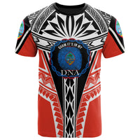 Guam T Shirt Its In My DNA White Red Color Unisex Red - Polynesian Pride