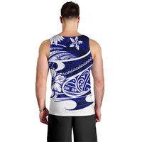 Polynesian Tribal Men Tank Top Blue LT6 - Polynesian Pride