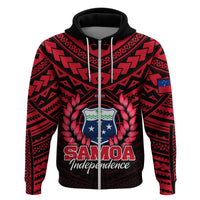 Samoa Independence Day Hoodie Ulafa Polynesian Unique Red No1 LT9 - Polynesian Pride