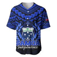 Samoa Independence Day Baseball Jersey Ulafa Polynesian Unique Blue No1 LT9 - Polynesian Pride
