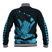 Hawaii Shaka Sign Baseball Jacket Blue Version LT9 - Polynesian Pride