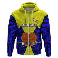 Custom Papua New Guinea Hoodie Morobe Province Mix Coat of Arms Polynesian Art LT14 - Polynesian Pride