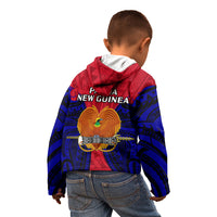 Papua New Guinea Kid Hoodie West New Britain Province Mix Coat Of Arms Polynesian Art LT14 - Polynesian Pride