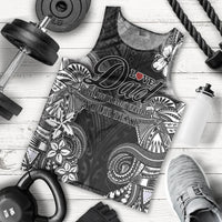(Custom Personalised) Polynesian Fathers Day Men Tank Top I Love You In Every Universe - Black LT8 - Polynesian Pride