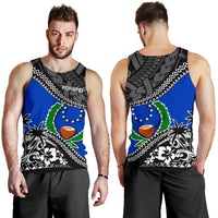 Pohnpei Men Tank Top Fall In The Wave K9 - Polynesian Pride