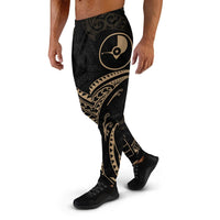 Yap Micronesia Sweatpant - Gold Tribal Wave - Polynesian Pride