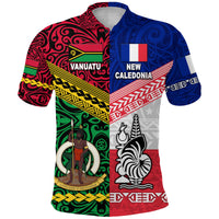 Vanuatu New Caledonia Flag Style Polo Shirt Together LT8 - Polynesian Pride