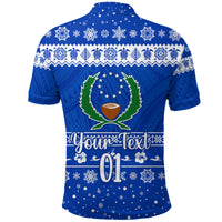 Custom FSM Pohnpei Christmas Polo Shirt Simple Style LT8 - Polynesian Pride