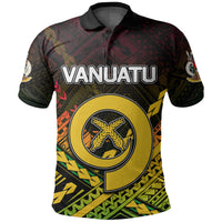 Custom Vanuatu Polo Shirt Polynesian Style LT6 Unisex Red - Polynesian Pride