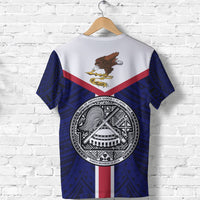 American Samoa T Shirt American Samoan Flag Polynesian Tattoo - Polynesian Pride