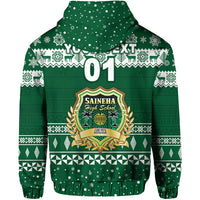 Custom Saineha High School Christmas Hoodie Simple Style LT8 - Polynesian Pride