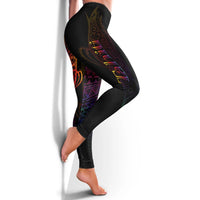 Tahiti Leggings - Butterfly Polynesian Style - Polynesian Pride