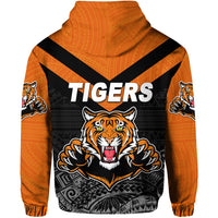 Papua New Guinea Lae Snax Tigers Hoodie Rugby Original Style Black LT8 - Polynesian Pride
