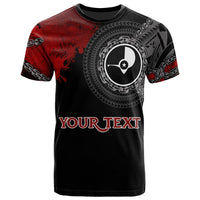 YAP Polynesian Custom T Shirt Polynesian Chain Style Unisex Black - Polynesian Pride