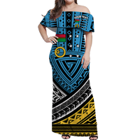 Custom Matching Hawaiian Shirt and Dress Vanuatu Sanma Province Tribal Pattern LT12 - Polynesian Pride
