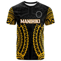 Cook Islands Manihiki T Shirt Tribal Pattern LT12 Black - Polynesian Pride