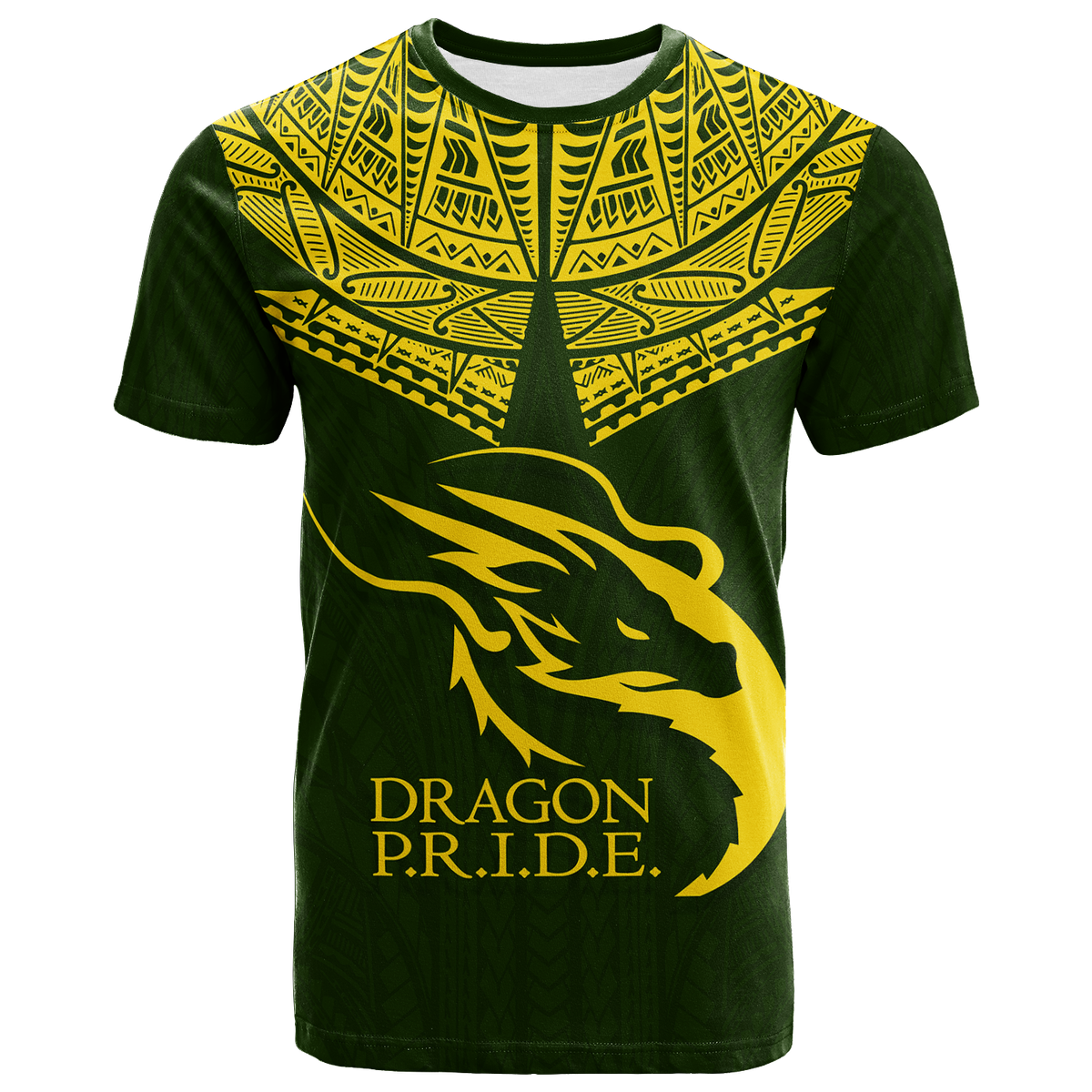 Hawaii Honokaa High & Intermediate School T Shirt LT12 Unisex Green - Polynesian Pride