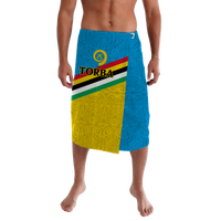 Torba Vanuatu Province Lavalava Flag Style LT12 Lavalava Blue - Polynesian Pride