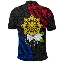 Philippines Sampaguita Filipino Sun Polo Shirt LT12 - Polynesian Pride