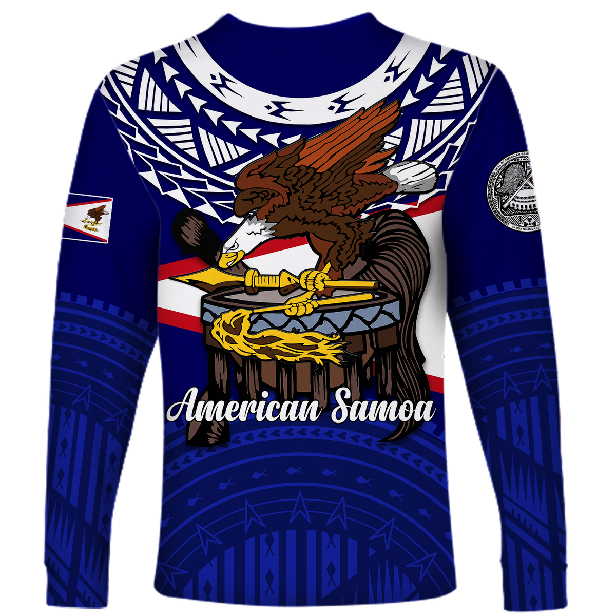 American Samoa Independence Anniversary Pride Long Sleeve Shirt - LT12 - Polynesian Pride
