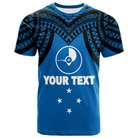 Custom Micronesia Yap Proud Yapese T Shirt LT12 Unisex Blue - Polynesian Pride