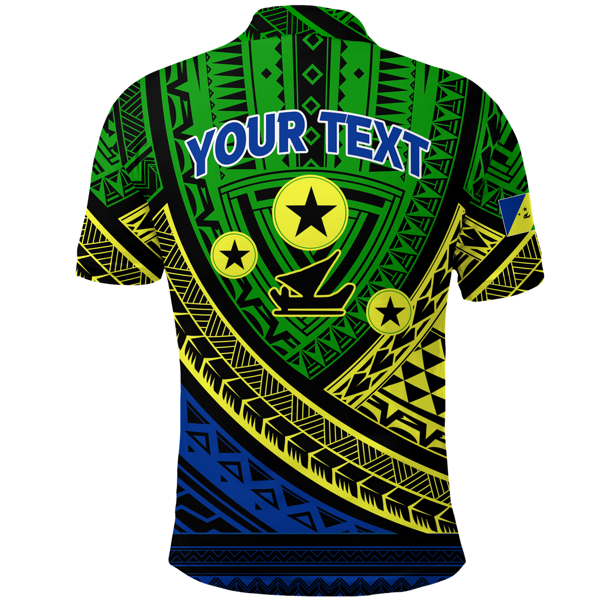 Custom Vanuatu Malampa Province Tribal Pattern Polo Shirt LT12 - Polynesian Pride