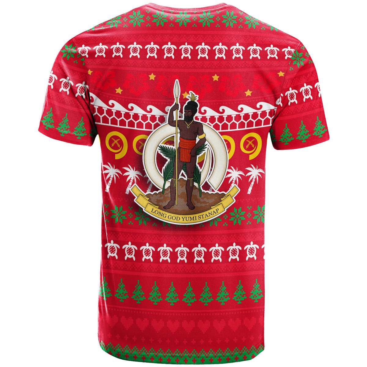 Vanuatu Christmas T Shirt Ugly Christmas LT12 - Polynesian Pride